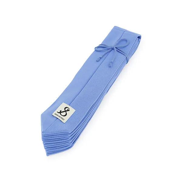 Lucky Pleats Knit L Cerulean Blue