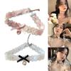 Stilvolle Schlüsselbeinkette Schleife Herz Anhänger Choker Schleifenknoten Kragenkette Schmuck