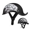 Retro half helmet motorcycle helmet electric bike riding motorcycle suitable for teenagers and children suitable for all seasons