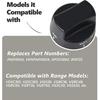 PA010034 Top Burner Knob Replacements for Viking Gas Range, Cooktop Stove Control Knob Compatible with VDSC305, VDSC365, VGIS30, VGRC36, VGRC48,