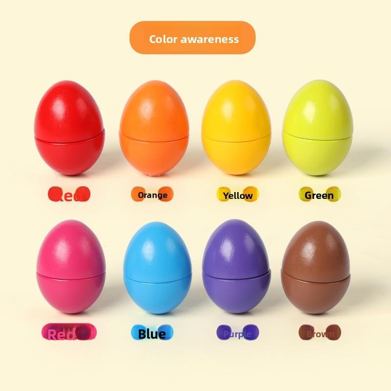 Pair Kids Educational Egg Toy For Cognitive Skills And Shape Play Recognition