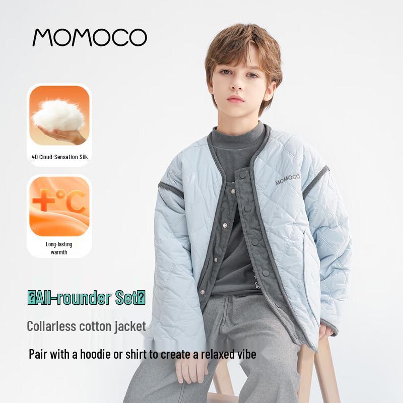 MOMOCO Boy s Korean Style Quilted Winter Jacket 130