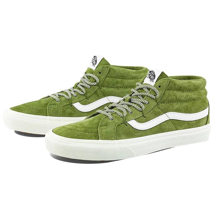 Vans Sk8-Mid Reissue 'Calla Green' (Unisex) Calla Green / Marshmallow Skate Shoes VN0A3TKQ5E6