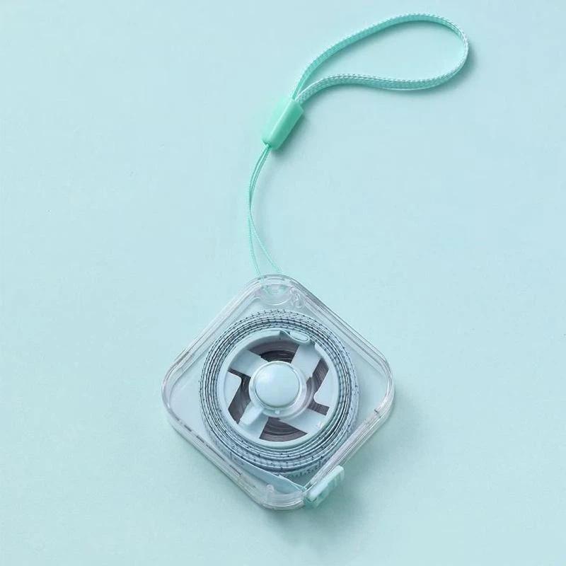 2-Meter Mini Metric And Imperial Durable Measuring Tape Multifunctional And High-Precision Household Shrinkage Measuring Tape