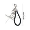 Stylish Star Keychain Decoration With Rhinestones Sturdy Rope Aloy for Elegant Designs In Your Daily Use Items