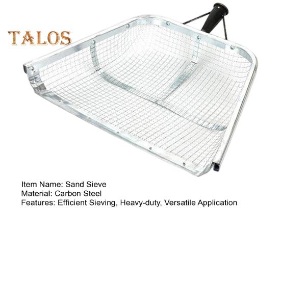 Sită de nisip lopată 4mm/12mm ochiuri din oțel sită de fermă portabilă nisip Scoop grădină recoltă sită strecurătoare instrument pentru sol plajă ridicare scoici