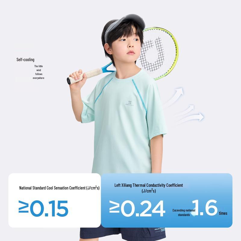 Zuoxi Jungen Sommer Kühlendes Künstlerisches Brief Polo T-Shirt 2026