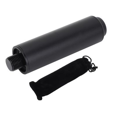 4 Inch Pool Cue Extender with Rubber Bumper Aluminum Pool Cue End Extension Billiard Accessory