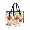 Autumn Maple Leaf Print Daily Tote Fashion Casual Portable Handbag 