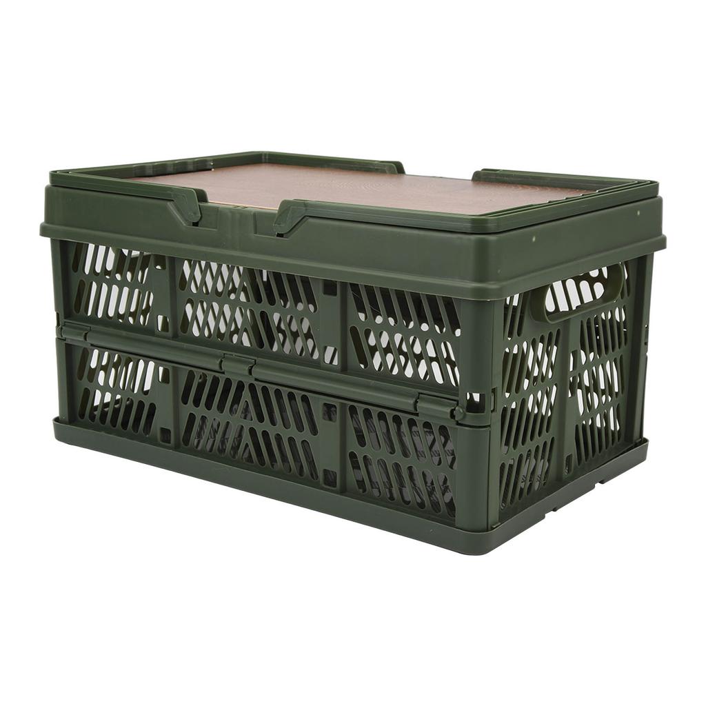 Camping Picnic Basket Foldable Large Capacity Multifunction Handheld Camping Storage Basket Camping