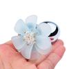 Pink Blue Flower Pretty Metal Anal Butt Plug For Women Or Men Non Vibrating Butt Plugs