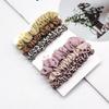 MIO New Style Leopard Pattern Hair Scrunchies Set Shining Matte Fabric Hair Accessories Hair Bands