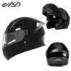 Full Face Motorcycle Helmet Men Women Winter ABS Safety With Flip-Up Visor 3C Certified