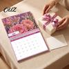 New Year Gift for Artists 2027 DIY Faux Diamond Art Hanging Calendar, Rhinestone Painting Illustration Seasonal Craft Enthusiasts Theme Spiral