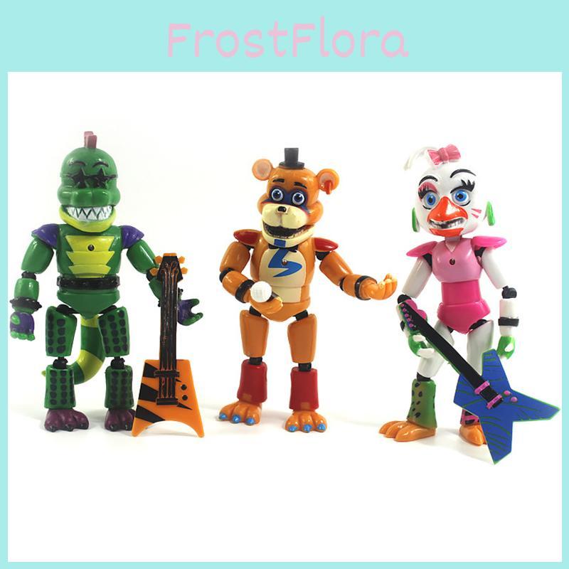 Five Nights At Freddy's Security Breach 5pcs Light-up Action Figures For Kids' Playtime