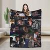 Manta de Franela de la Película Expediente X Fox Mulder Dana Scully y John Doggett Walter Skinner Ropa de Cama Mantas para Colcha Funda de Sofá