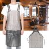 Hairdressing Apron Waterproof Barber Shop Hair Salon Hairdressing Hair Dyeing Cape GownBlack