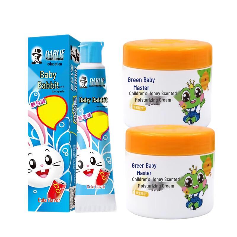 

Darlie Kids Cola Toothpaste & Honey Moisturizing Cream Set