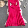 Women Dress Autumn Winter Vintage Turn-down Collar Long Sweater Dress Elegant Office Lady Dresses Chic Party Vestidos