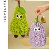1Pcs Cute Fruit Hand Towel Thickened Chenille Absorbent Towel for For Kitchen and BathroomSoft and Skin Friendly