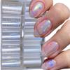 2.5/4X50CM/10 Rolls Laser Aurora Star Nail Transfer Foil Clear Glass Galaxy Aurora Nail Foil Transfer Stickers DIY Nail Art Foil