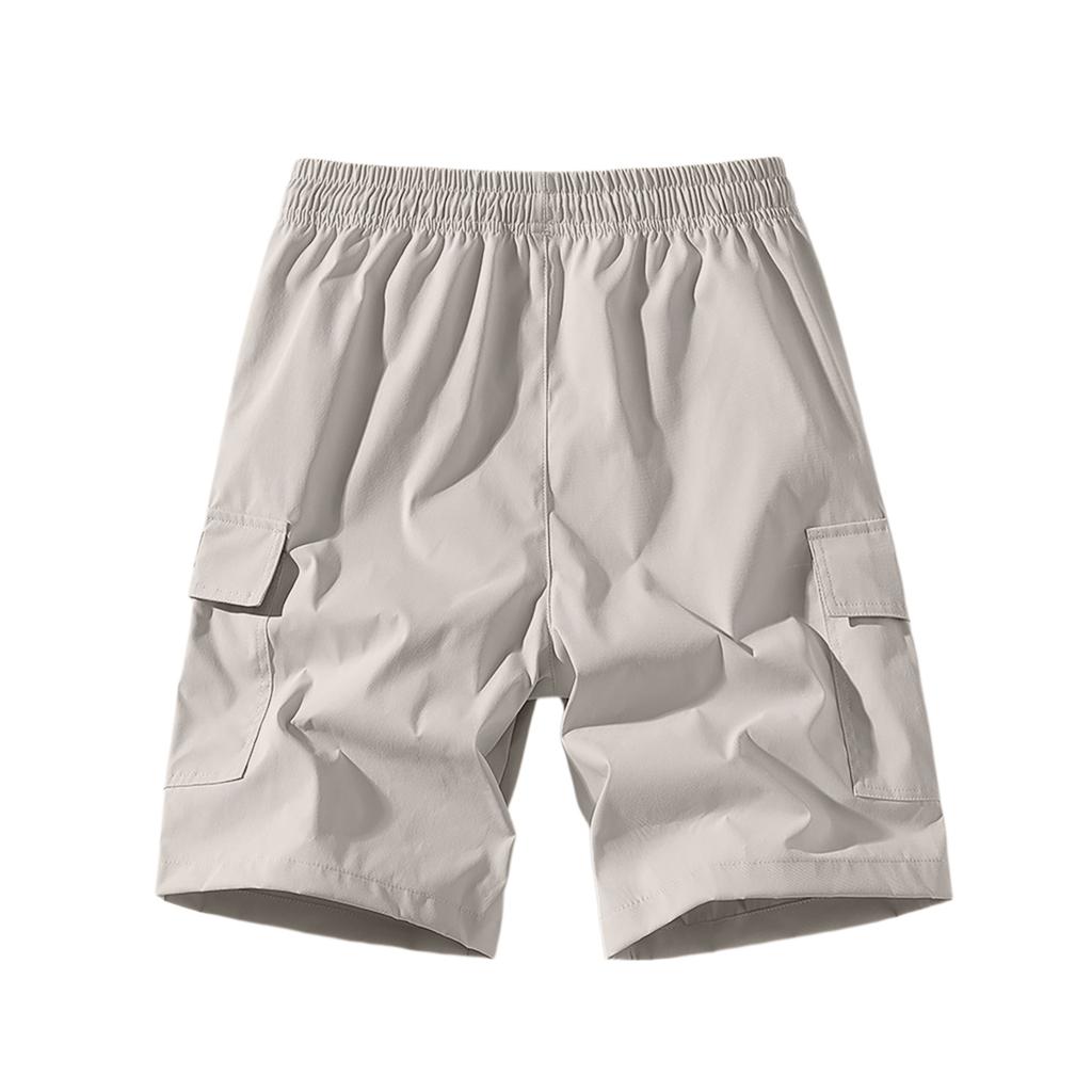 Men's Summer Loose Outdoor Sports Multi-Pocket Cargo Shorts Casual Pants Quarter Pants