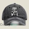 Mysterious Woman Portrait Fashion Washed Baseball Cap Hat Outdoor Activities