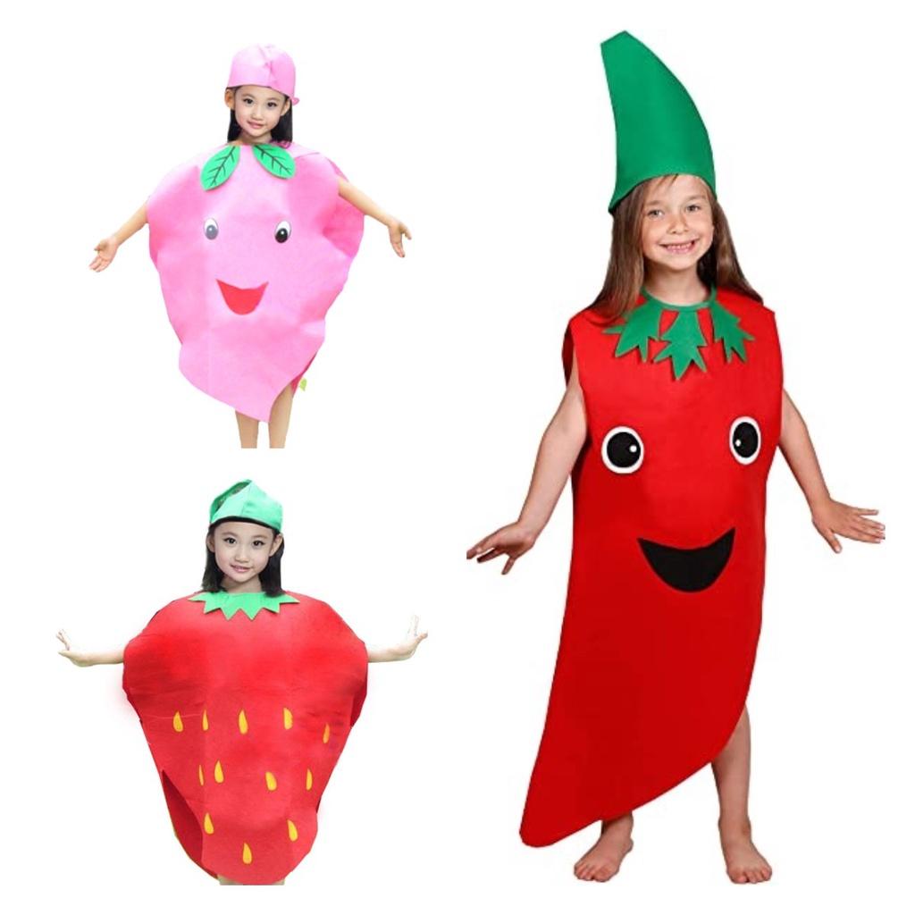 Six One Kids Fruit/vegetable/flower/fruit Performance Outfit