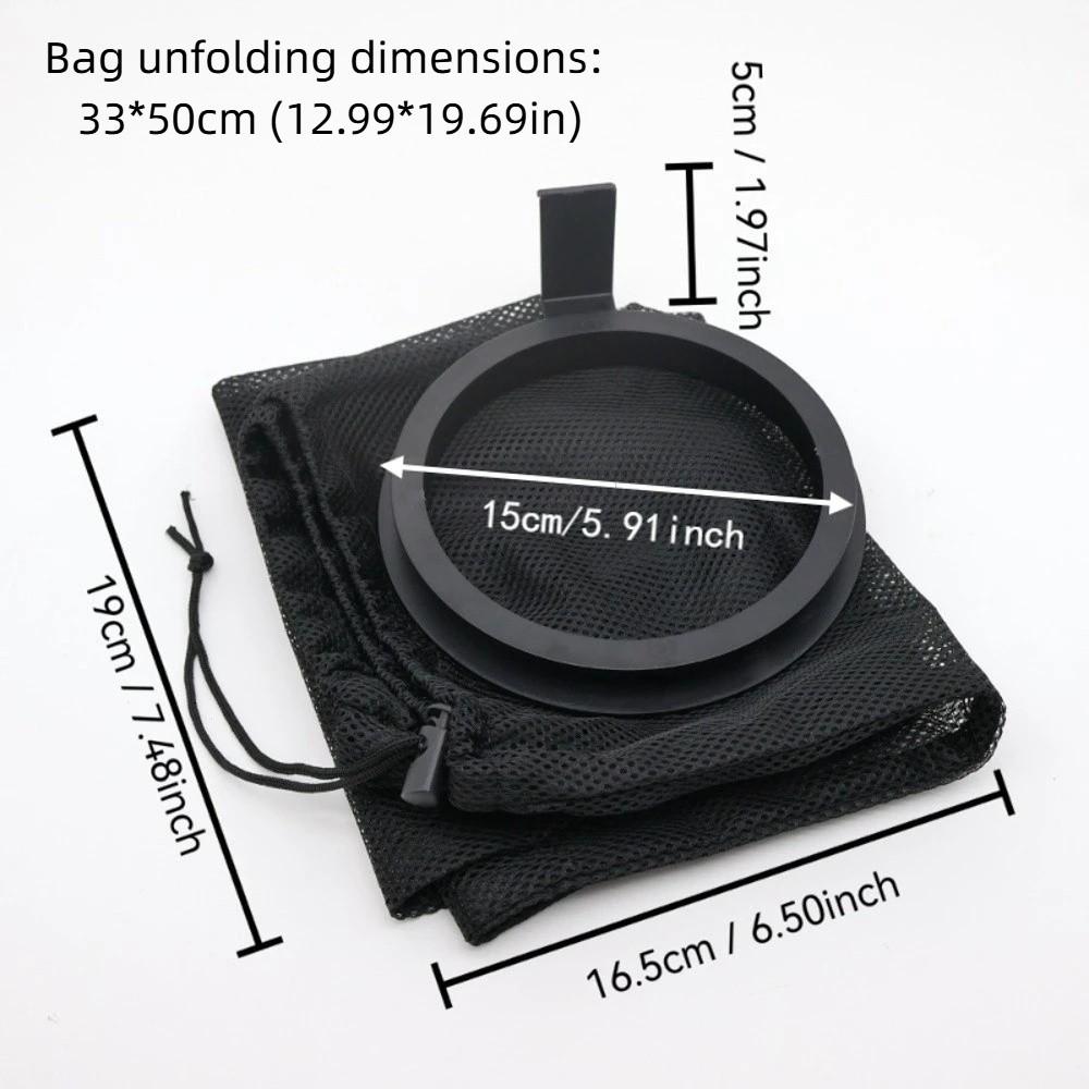 Universal Outdoor Cooler Trash Can Accessory Foldable Garbage Bag Organizer Outdoor Use