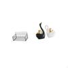 Elegant Swan Couple Figurines Artistic Tabletop Ornaments Decorative Statues for Bookshelf
