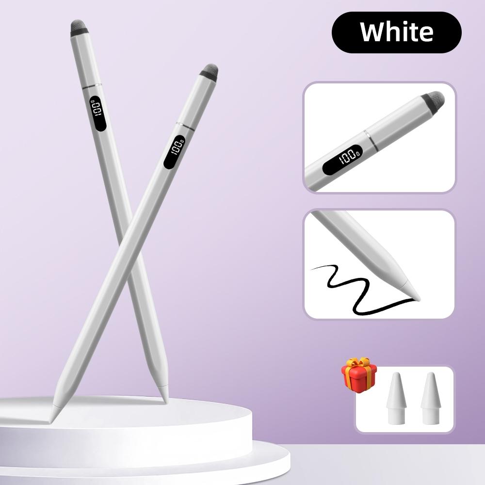

Для iPad Pencil 2018-2024 Air 6th M2 Pro M4 10th Gen Air 4 5 Pro 11 12.9 7th 8th 9th 10.2 mini 5 6 Pro 13 планшетный стилус с наклоном для отклонения ладони белый