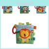 Baby Cloth Book With Bb Device Tear-resistant English Forest Animal Early Education Handheld Book