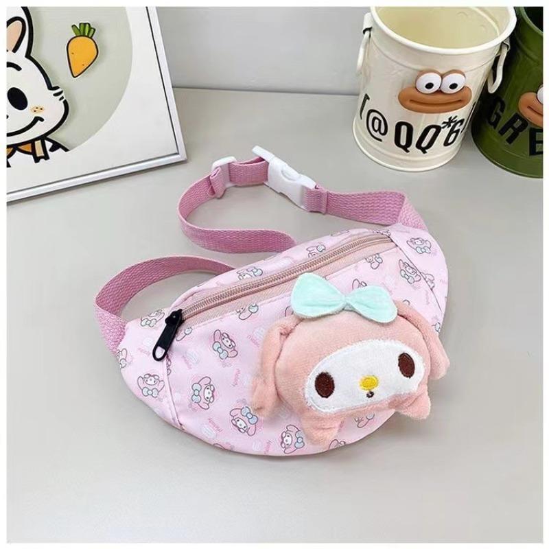Versatile cute cartoon fanny pack Kulomie messenger bag mini high-value breast bag casual girl children's shoulder bag