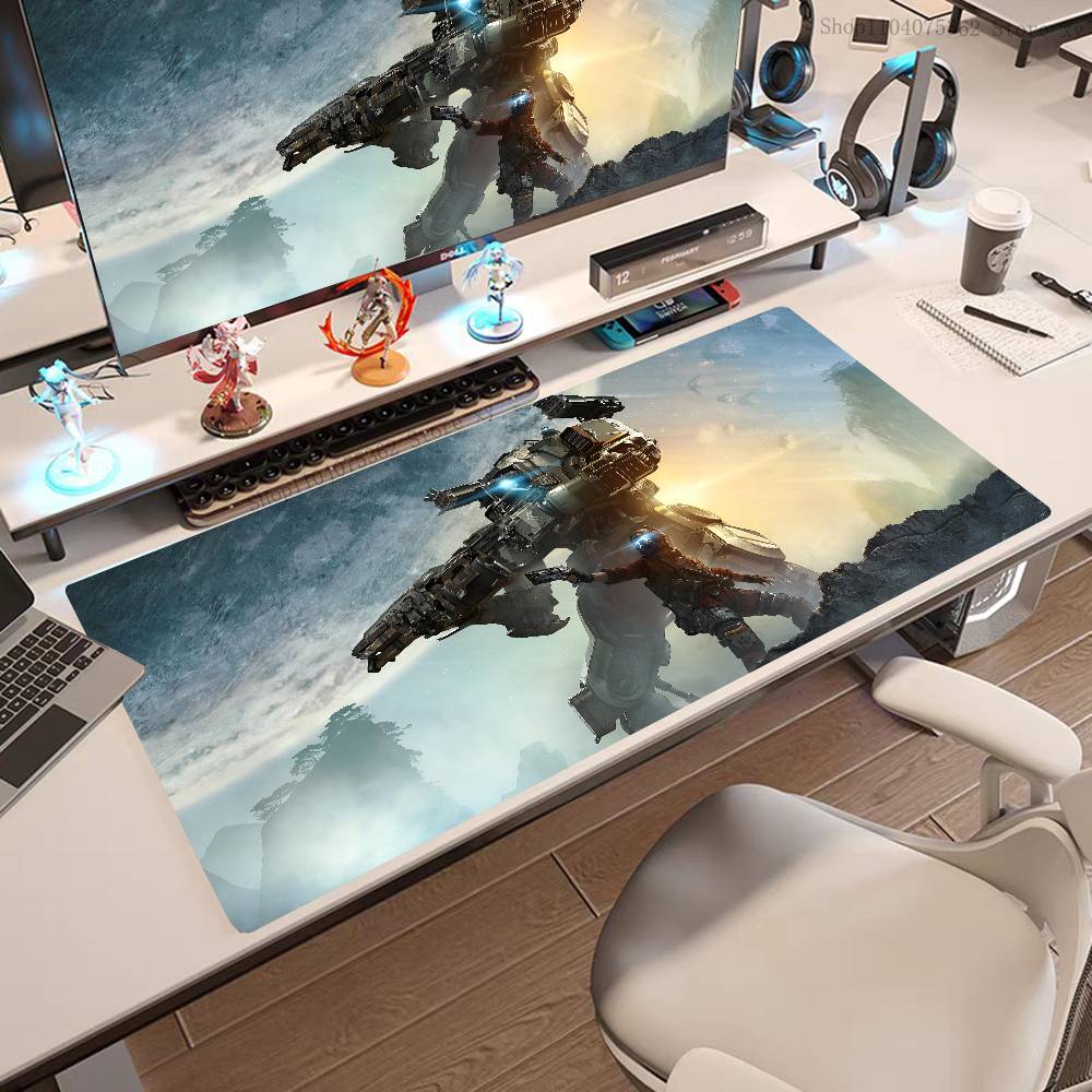 Game Titanfall 2 Mousepad Large Keyboard Desk Mat Gaming Mouse Pad LockEdge Non-slip Mat