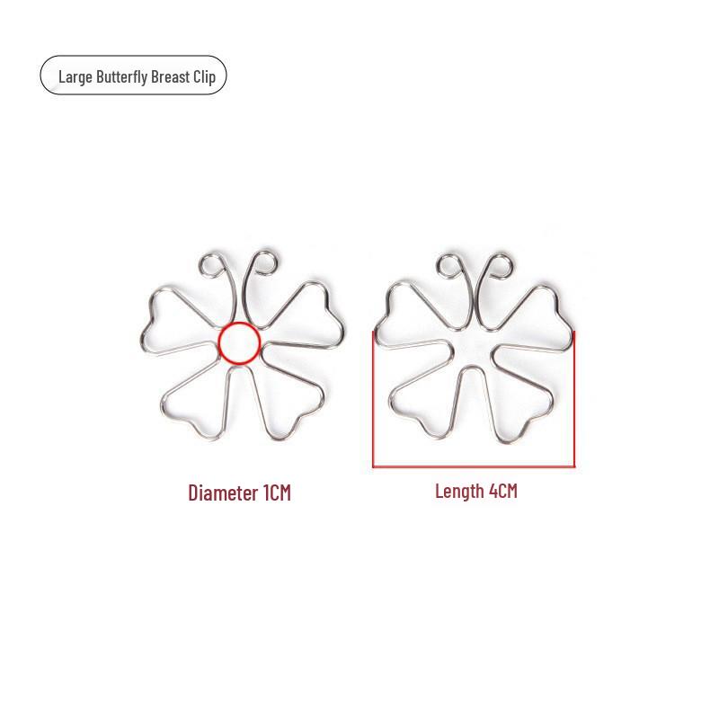 Women's Wearable Erotic Double Peaks SM Nipple and Vaginal Clamps