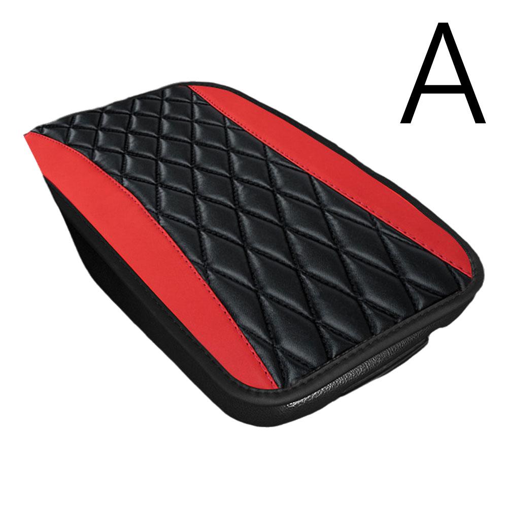 1pc Car Armrest Cover Mat Universal PU Leather Car Interior Central Armrest Box Pad Non Slip Decor Mat Universal Accessories