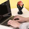 Faux Crystal Ball Display Stand Black Cat Animal Hand Holder Resin Statue Sculpture Home Office Bookshelf Desktop Decoration Ornament