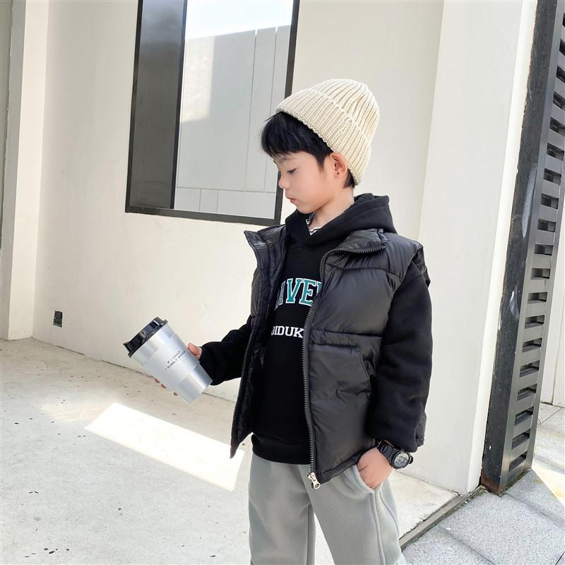 

Зимний хлопковый жилет для мальчиков Hai Ma 2024 в корейском стиле – модная безрукавка 120 cm