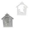Jesuses Baptism Silicone Mold Plaster Cement Candlestick Mold Gypsum Concrete Mold
