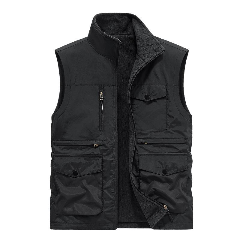 Autumn and Winter Men's Vest Outdoor Casual Vest Tooling Vest Vest Jacket