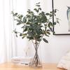 Simulation eucalyptus leaf fake flower autumn color wedding road guide decoration layout simulation green plants