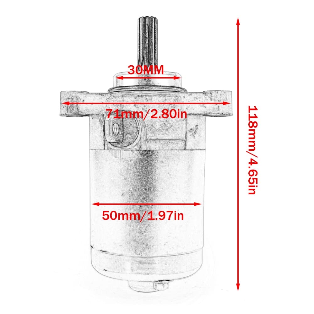 Starter Motor 54P-H1890-02 B7A-H1890-00 54S-H1890-03 For Yamaha GPD125 GPD150 N-MAX LTS125 MW125 MWS125 MWS150 Tricity 125 150