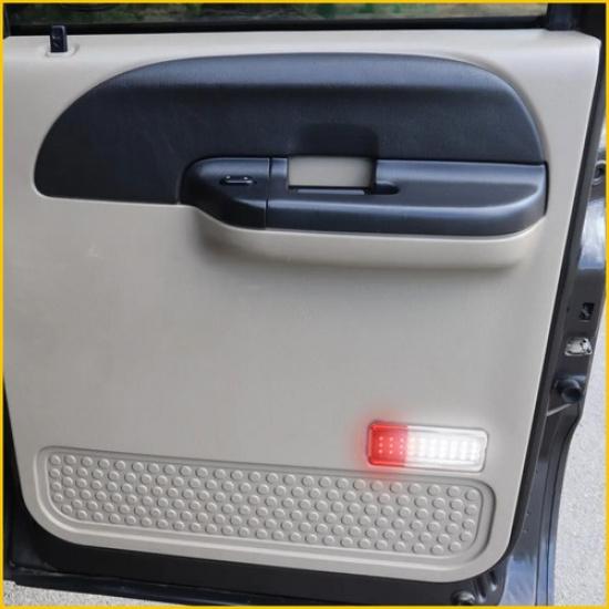 Red+White LED Door Courtesy Entry Light Fit 99-07 F250 Ford F450 F350 Superduty
