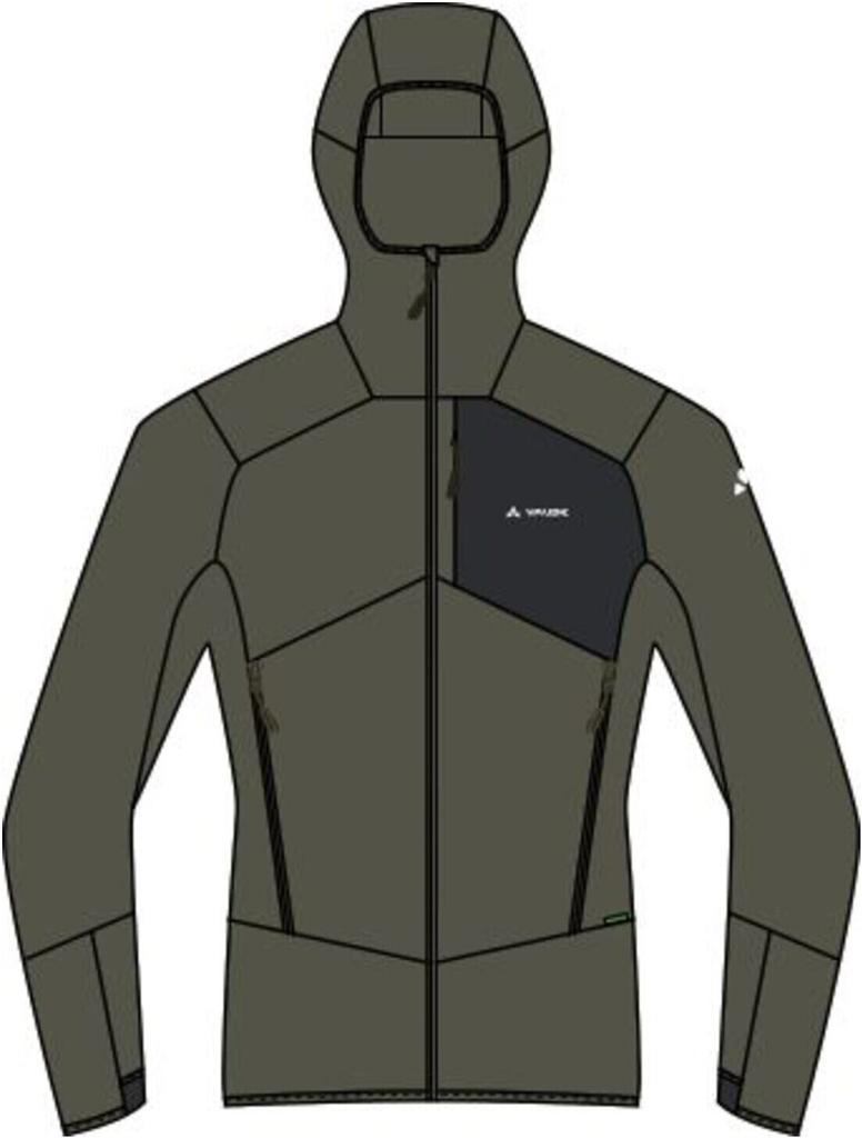 Jacket VAUDE Monviso Fleece Jacket II Men (42988) Men's Jacket Monviso Fleece Jacket II (42988)khaki