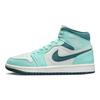 Air Jordan 1 Mid SE Bleached Turquoise Women Sneakers Blue Barely-Green Sail DZ3745-300