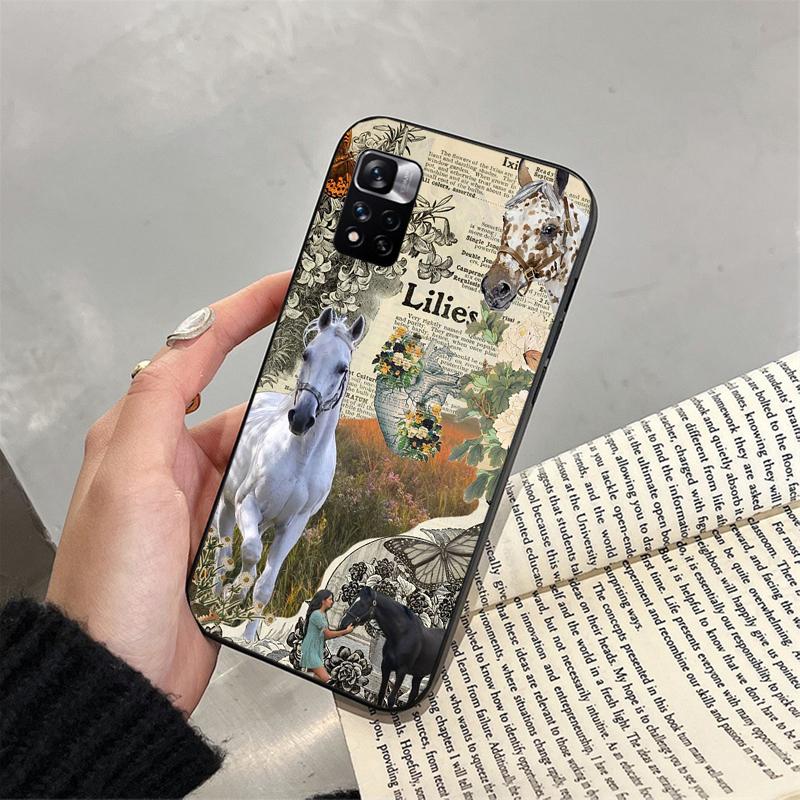 Phone Case For Xiaomi Poco C71 15T 14T Pro Redmi Note 15 14 14 13 Pro Redmi A5 15C 13C Horse