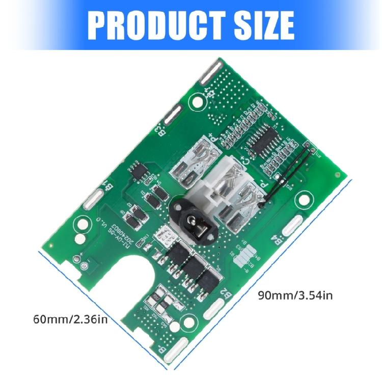 Battery Charging Protective Board 21V Lithium Battery Pack Protective Circuit Board Module Electronics Accessories