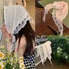 1 Pcs Sweet Elegant Lace Edge Triangular Hair Accessories, Suitable for Party Holiday Hair Styling, Perfect Gifts for Girls