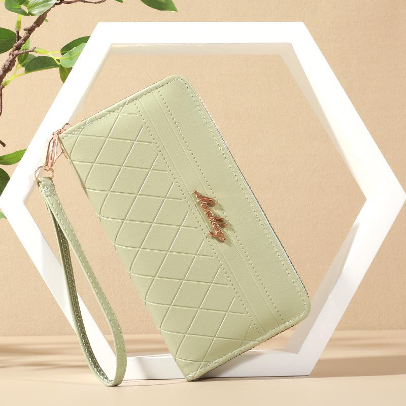 

Женский кошелек на одной молнии, женский кошелек, модный универсальный клатч 19*10*2.5cm зелёный