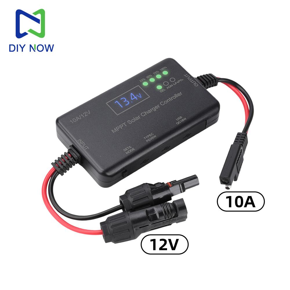 MPPT Solar Controller 12V Battery Dedicated Controller Photovoltaic Controller for Lead-Acid/Gel Batterie/Lithium Iron Phosphate